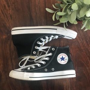Black Converse High Top All Stars